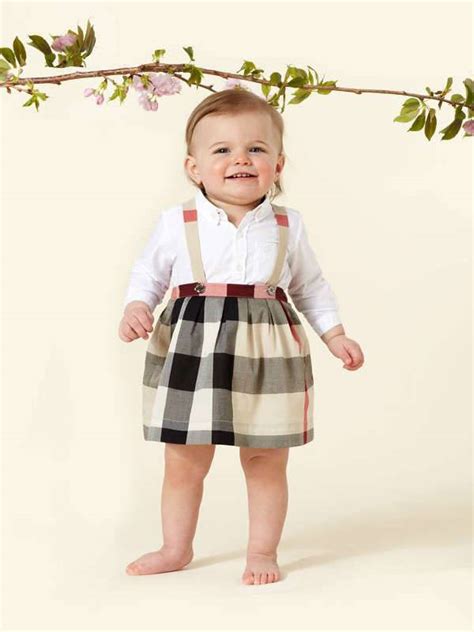 neonata burberry|burberry newborn baby girl.